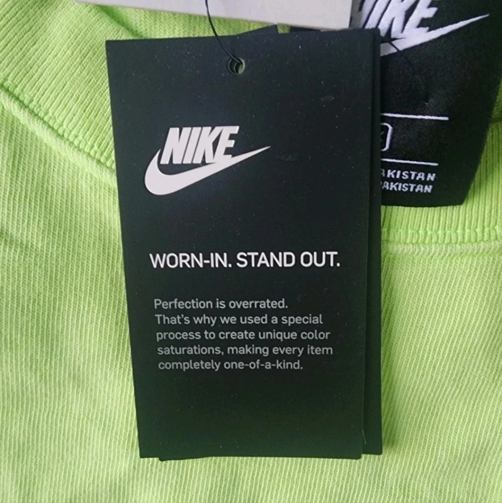 Nike Neon Green Sleeveless Crop Top